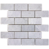 Tilar de metro de mármol blanco Carrara 2x4