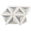 Azulejos geométricos modernos thassos bardiglio y carrara mosaics