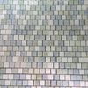 Azul Celeste Thassos y Ming Green Square Square Mosaico de mármol azulejo