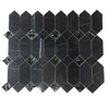 Nero Black Blend Glass Fashion Mármol Mosaico de STONETEX Nuevo diseño